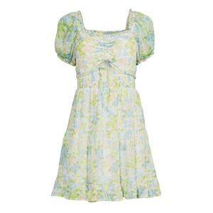 Milkmaid Cottagecore Dress Cutout Madden NYC Juniors XL Coquette NWT Romantic